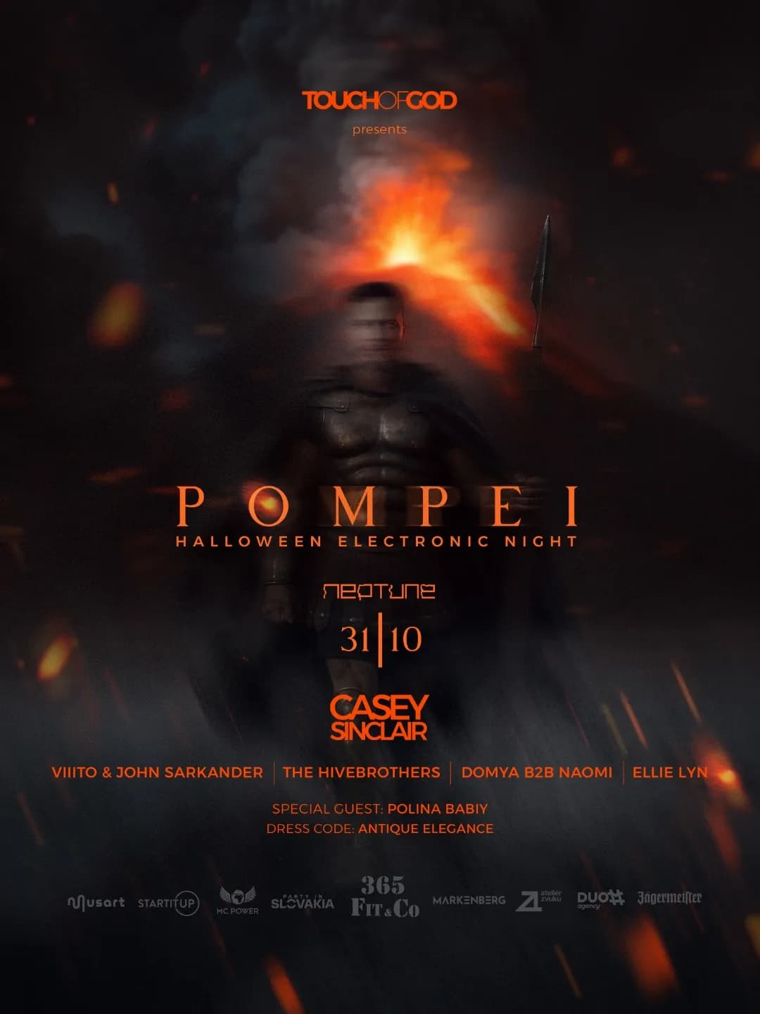 TOUCH OF GOD HALLOWEEN: POMPEJE